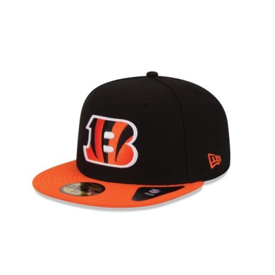 Cincinnati Bengals Gorra | New Era NFL 59fifty Fitted Cap Mexico - Negros